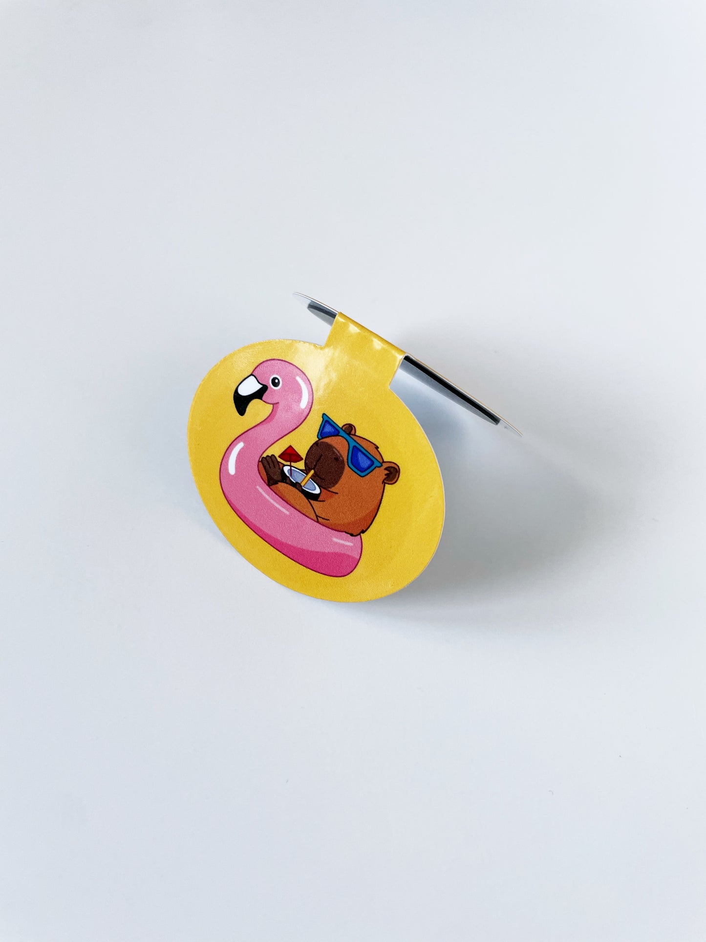 Capybara Magnetic Bookmarks