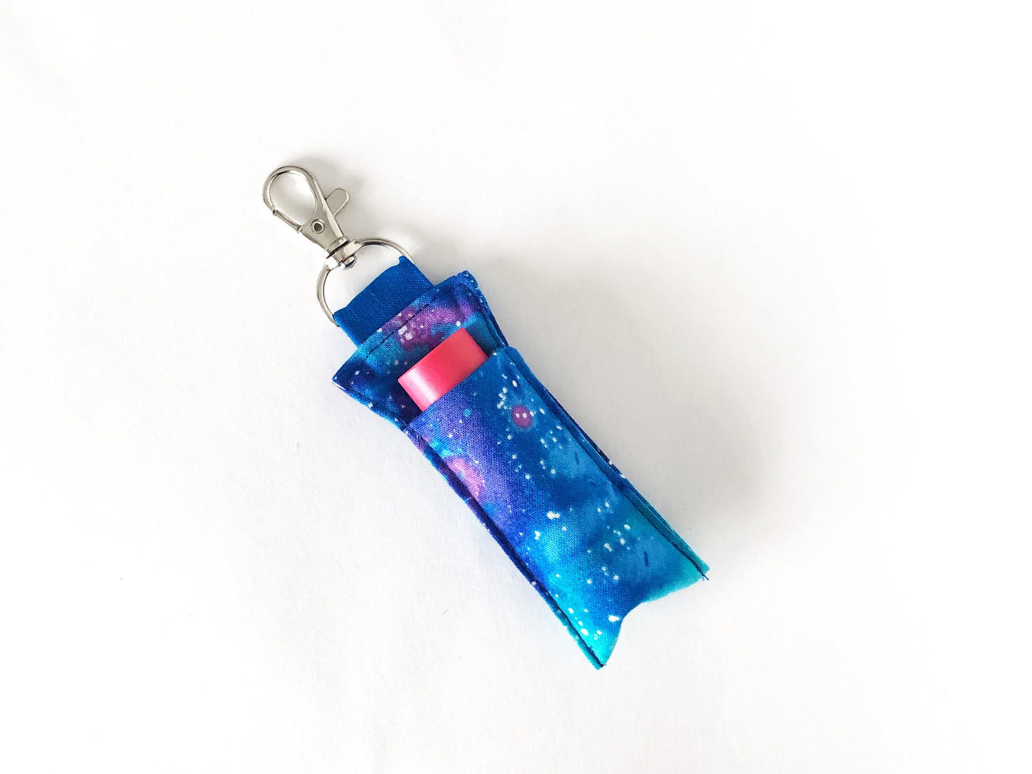 Galaxy Lipbalm Sleeve Keychain