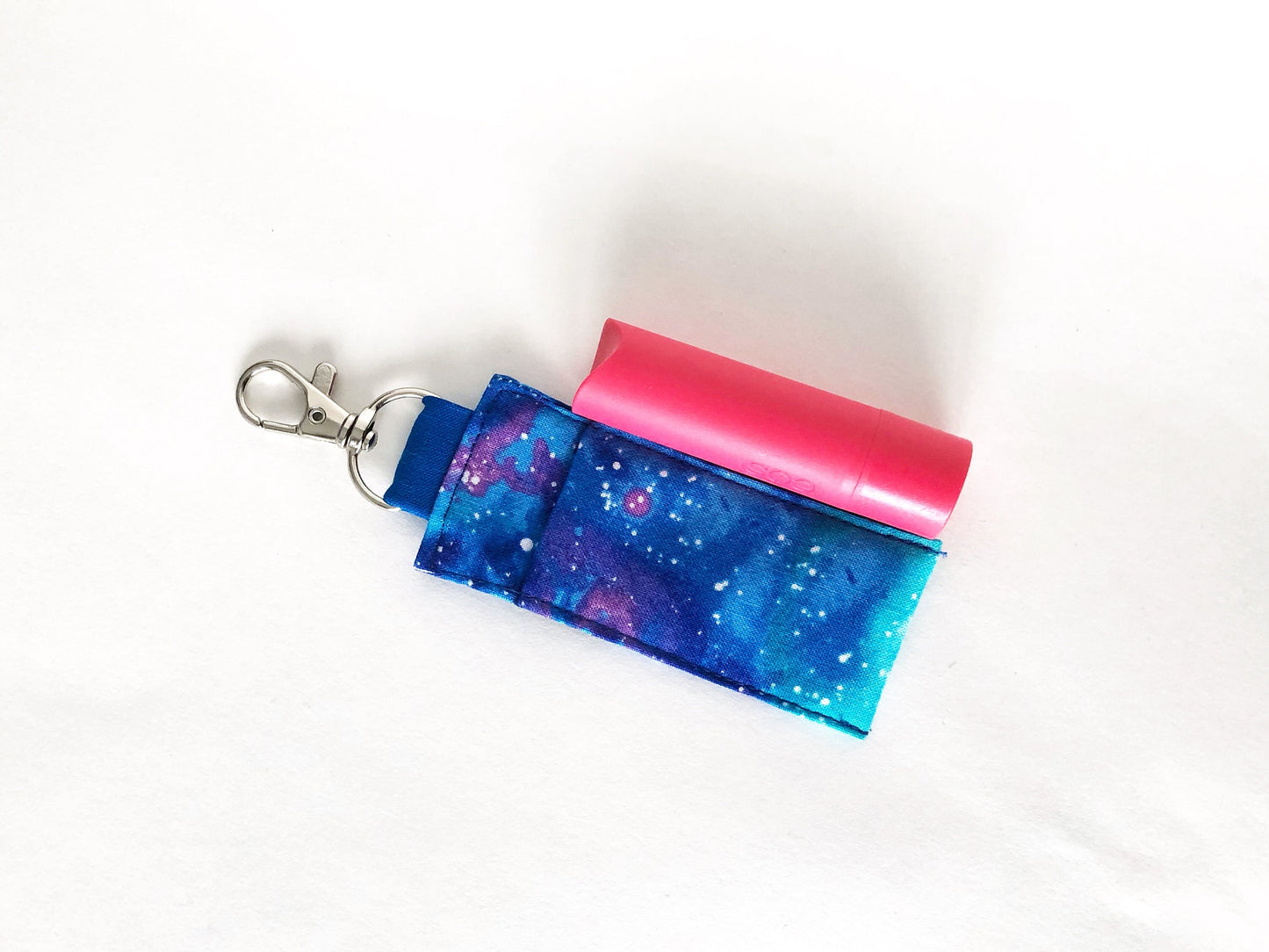 Galaxy Lipbalm Sleeve Keychain
