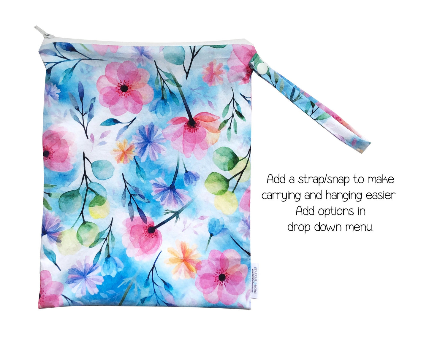 Watercolour Floral Wet Bag