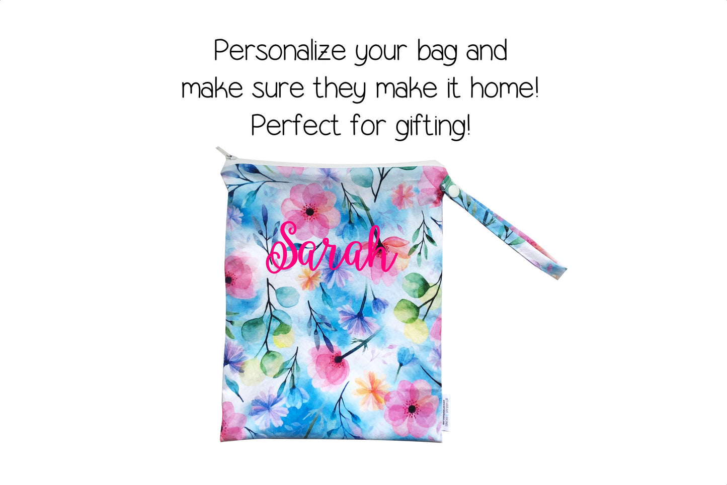 Watercolour Floral Wet Bag