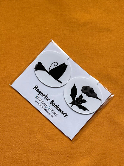 Spooky Cute Halloween Magnetic  Bookmarks