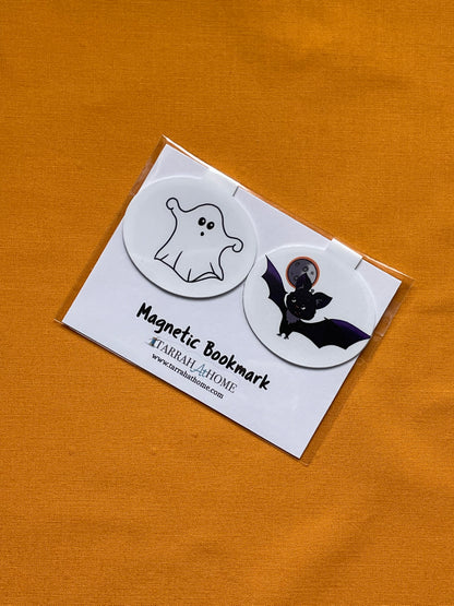 Spooky Cute Halloween Magnetic  Bookmarks