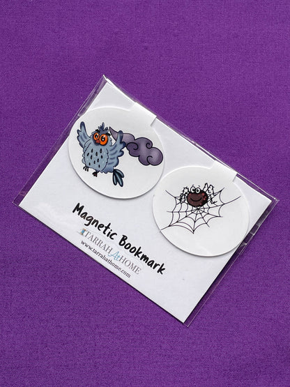 Spooky Cute Halloween Magnetic  Bookmarks