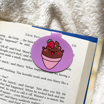 Magnetic Cutie Bookmarks – Axolotl, Capybara and Ice Cream Page Marker Set