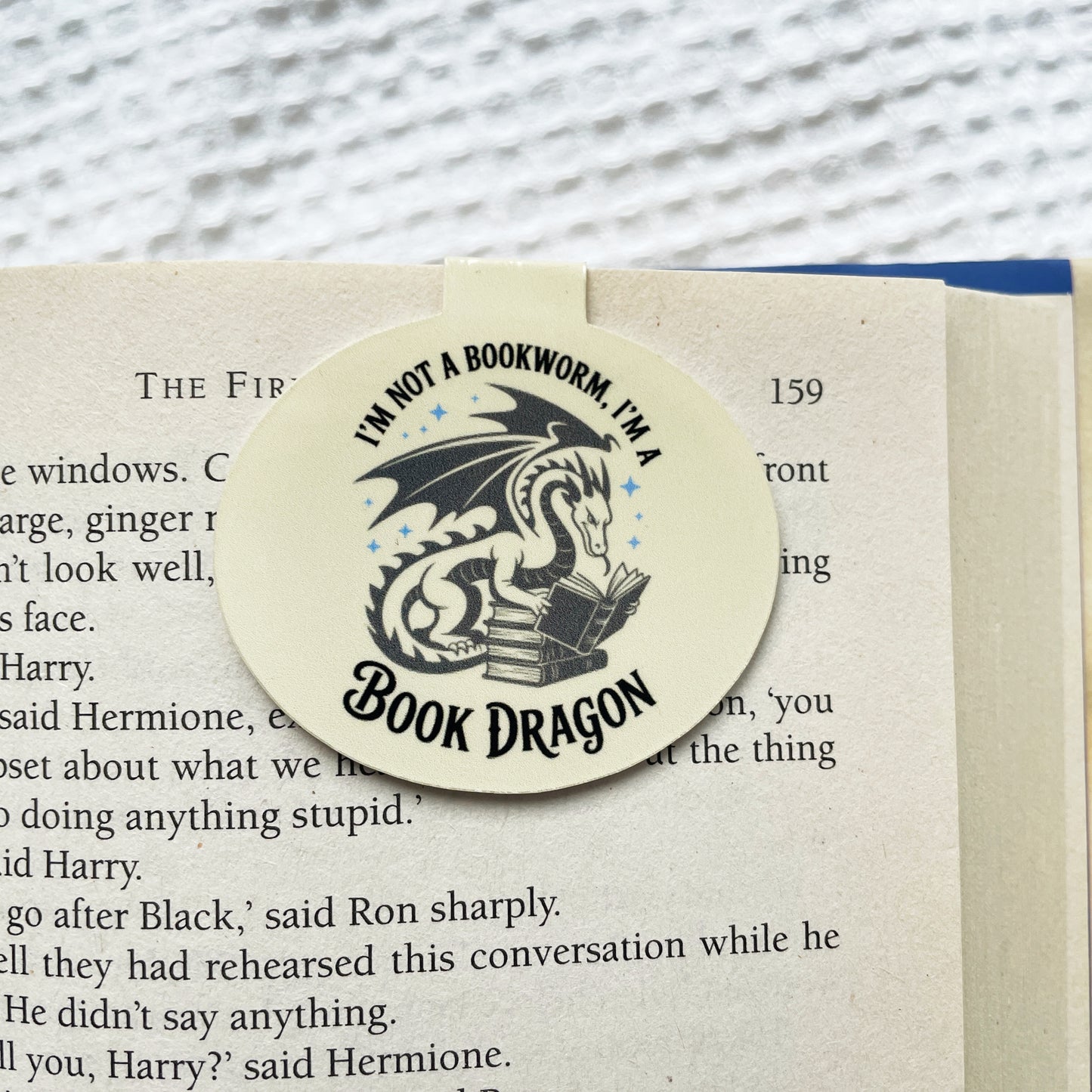 Book Dragon Magnetic Bookmarks