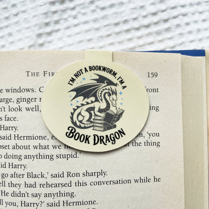 Book Dragon Magnetic Bookmarks