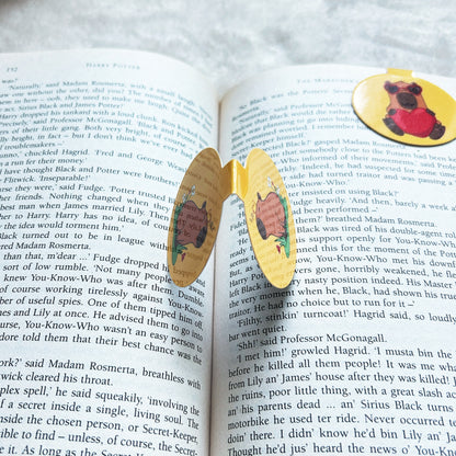 Magnetic Cutie Bookmarks – Axolotl, Capybara and Ice Cream Page Marker Set