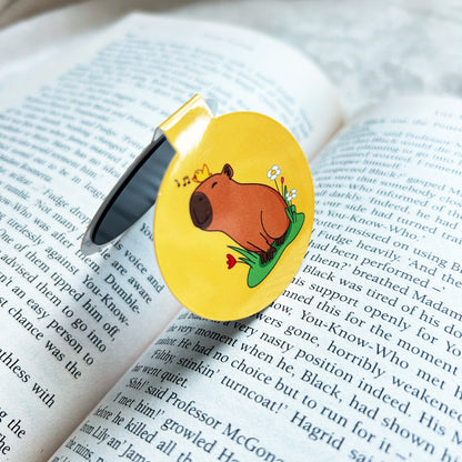 Magnetic Cutie Bookmarks – Axolotl, Capybara and Ice Cream Page Marker Set