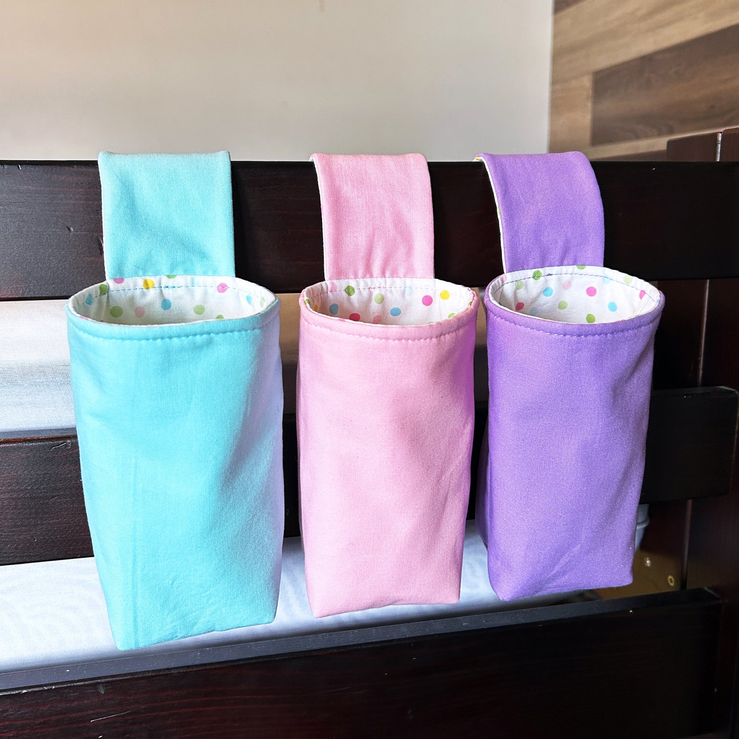 Nursery Drink Holder – Bedside Organizer for Crib, Stroller & Toddler Bed