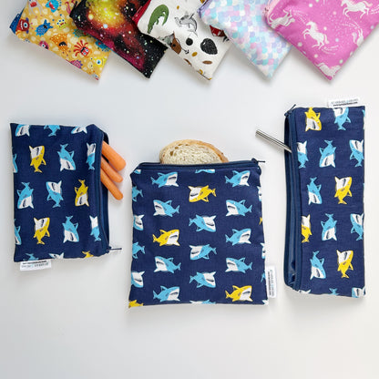 Kids Adventure Reusable Snack Bag Set