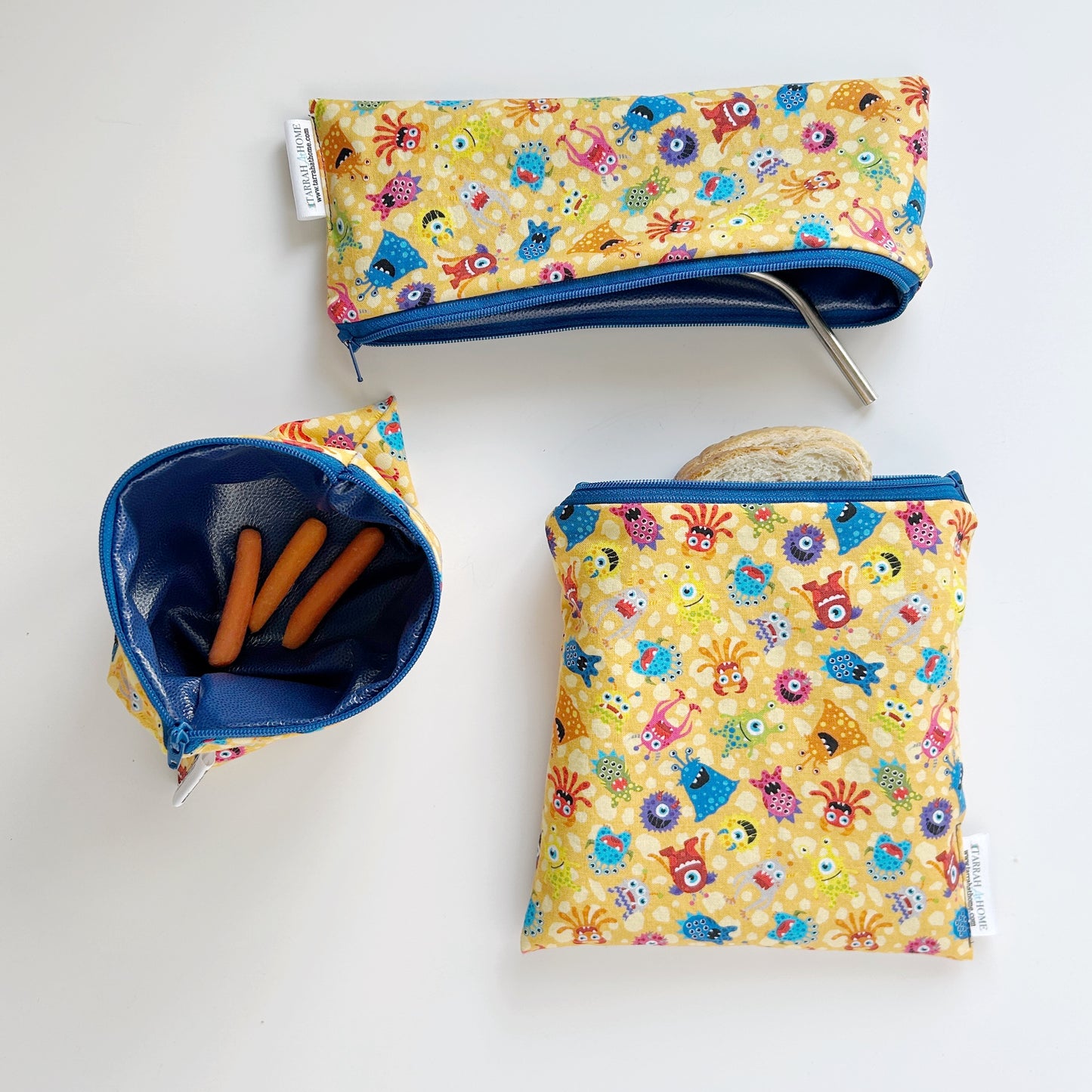 Kids Adventure Reusable Snack Bag Set