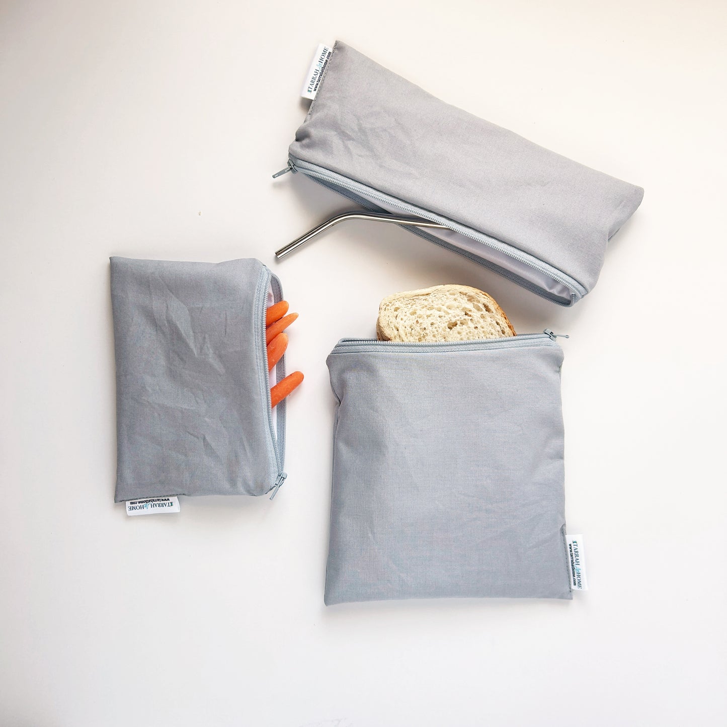 Reusable Neutral Kitchen and Picnic Bags