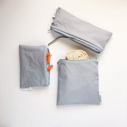 Reusable Neutral Kitchen and Picnic Bags