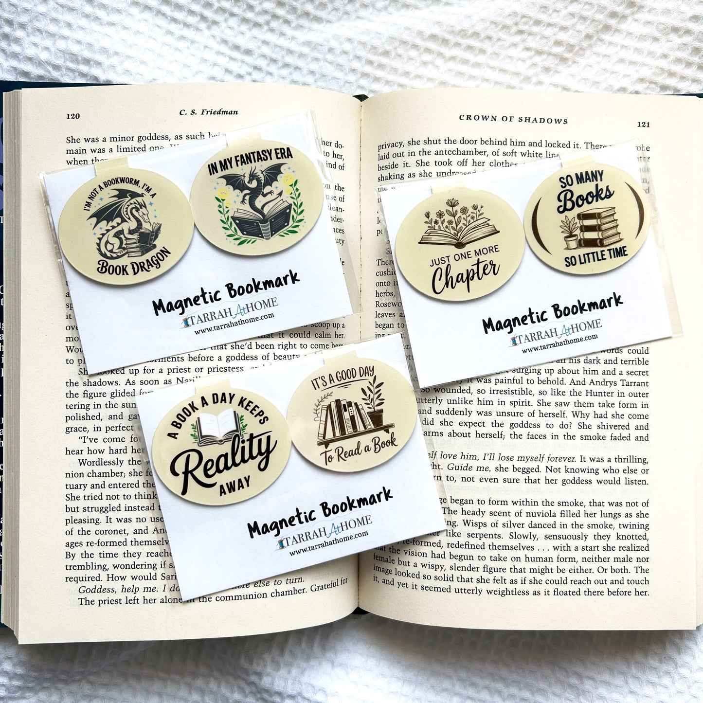 Book Dragon Magnetic Bookmarks