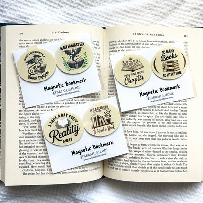 Book Dragon Magnetic Bookmarks