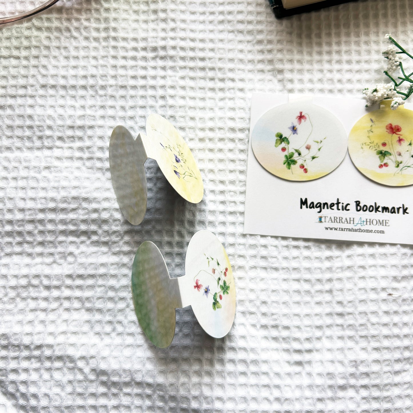 Wildflower Magnetic Bookmark Set
