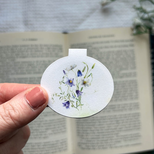Wildflower Magnetic Bookmark Set