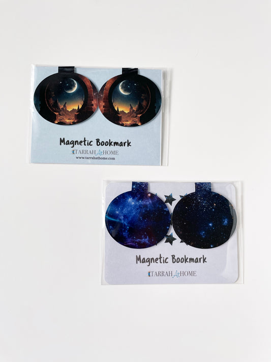 SciFi Space Theme Magnetic Bookmark