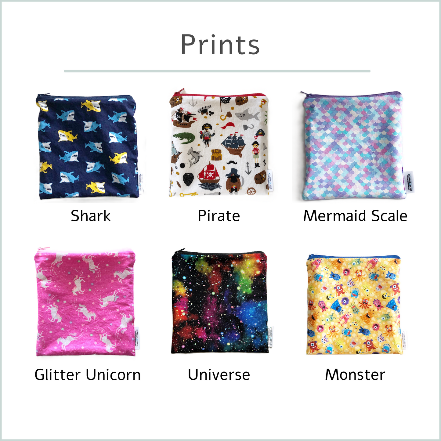 Kids Adventure Reusable Snack Bag Set