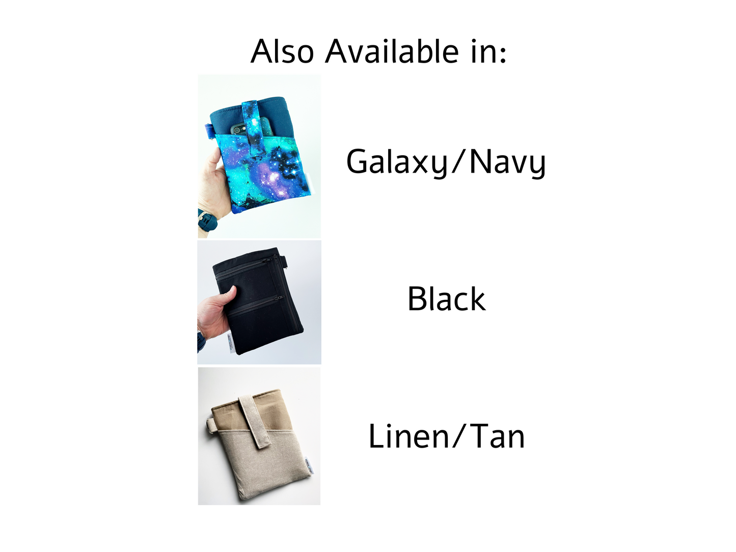 E-Reader Wallet – Kindle Paperwhite Sleeve Case & Travel Organizer