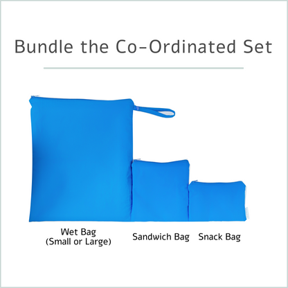 Solid Colour Wet Bags | Reusable, Machine Washable, Personalized