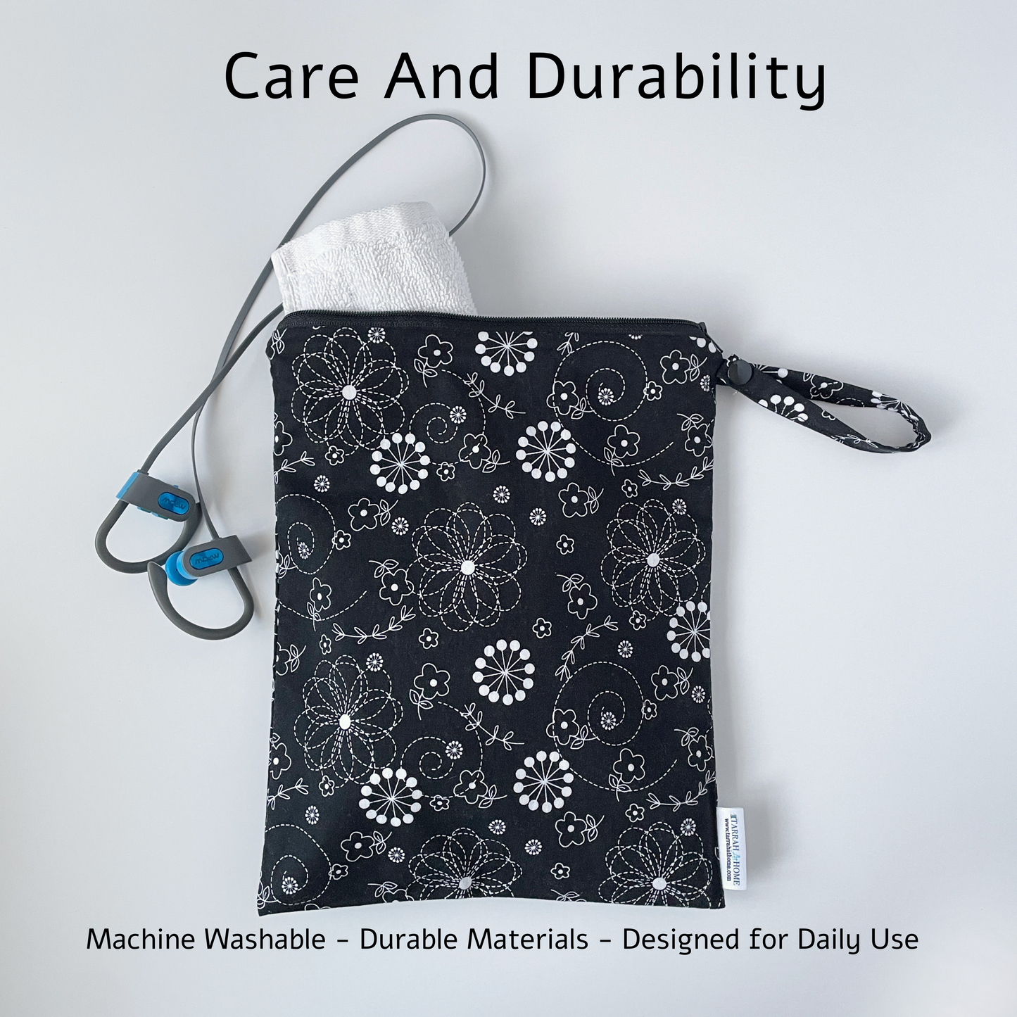 Leakproof Wet Bag for Gym & Travel | Double Layer Reusable Bag with Strap and Snap