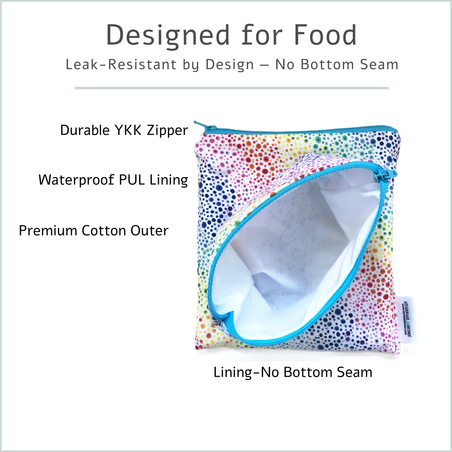 Rainbow Bubble Snack Bag