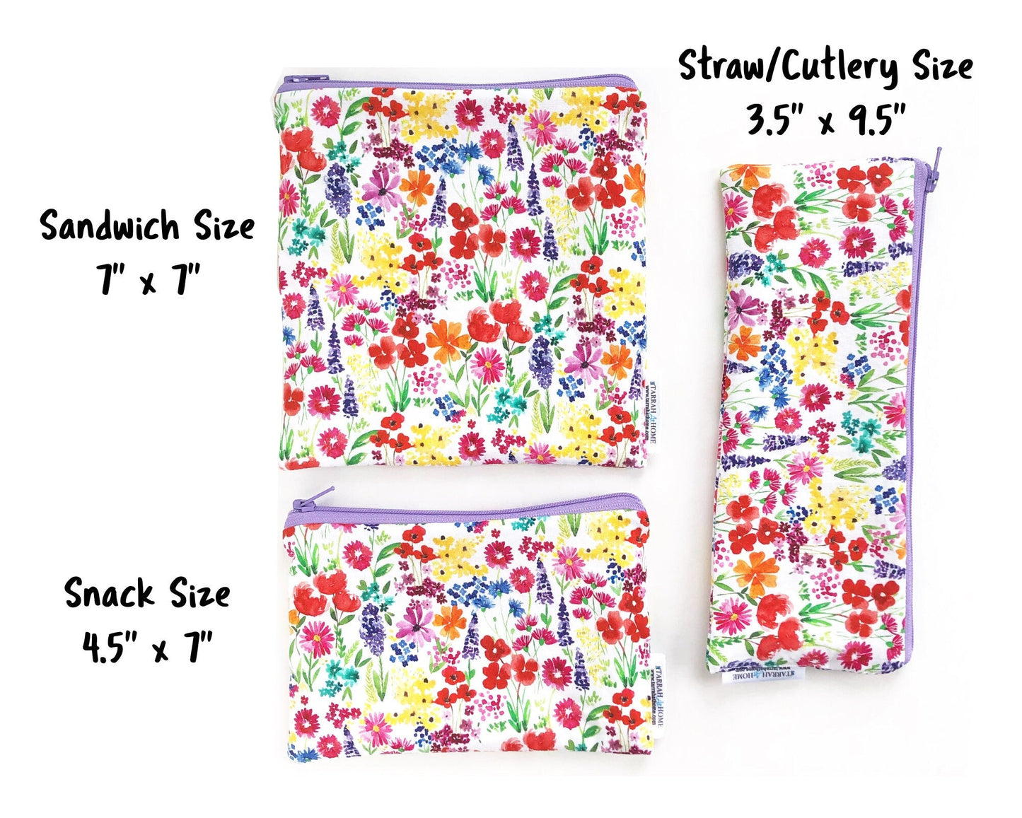 Bundle Wildflower Snack and Sandwich Bag