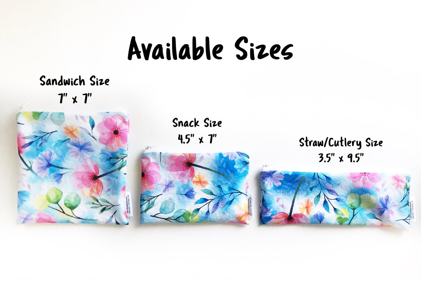 Bundle Spring Floral Snack Bags