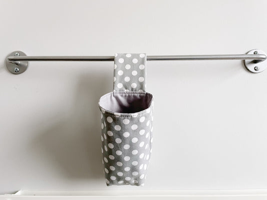 Grey Polka Dot Drink Holder