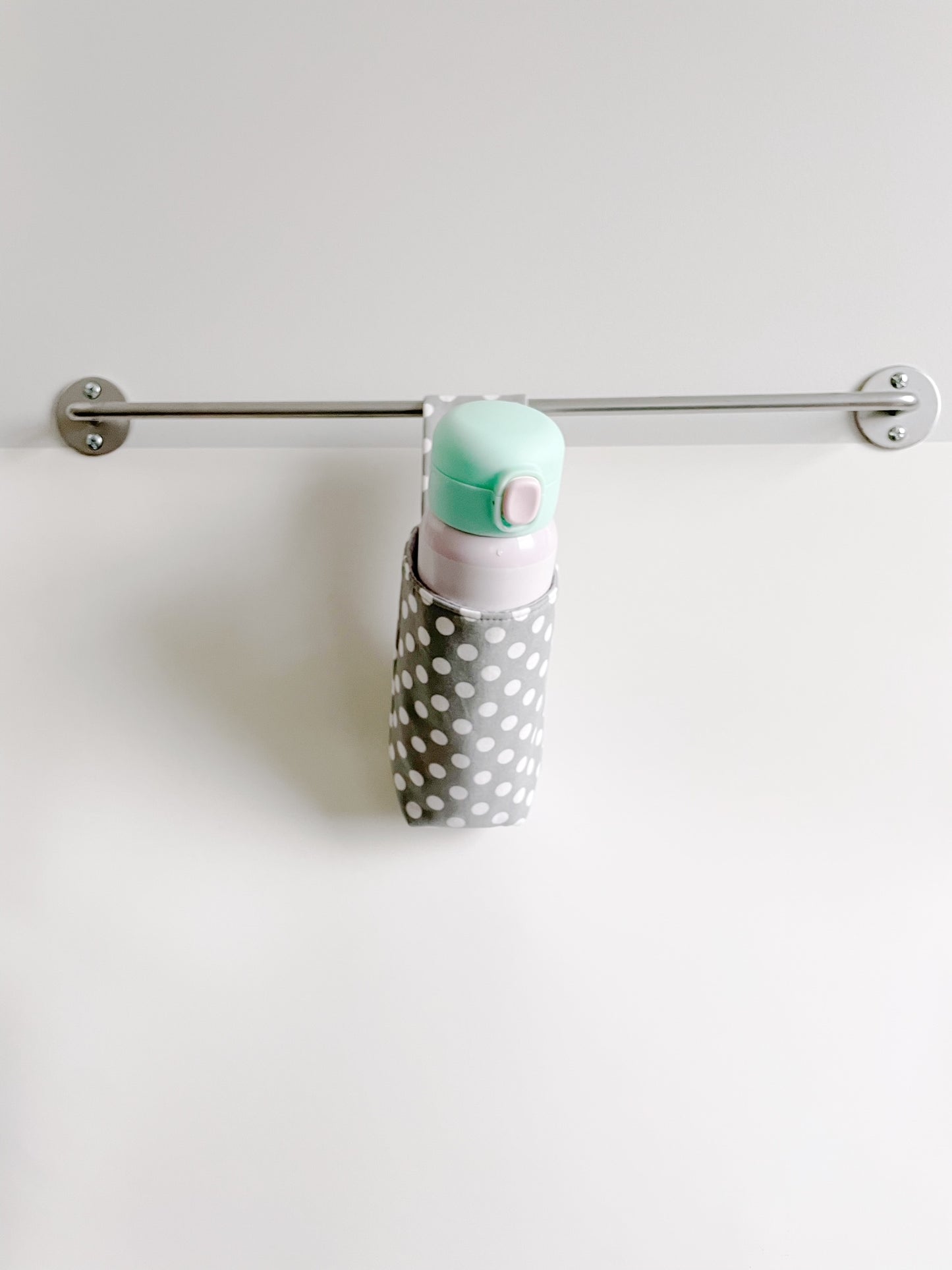 Grey Polka Dot Drink Holder