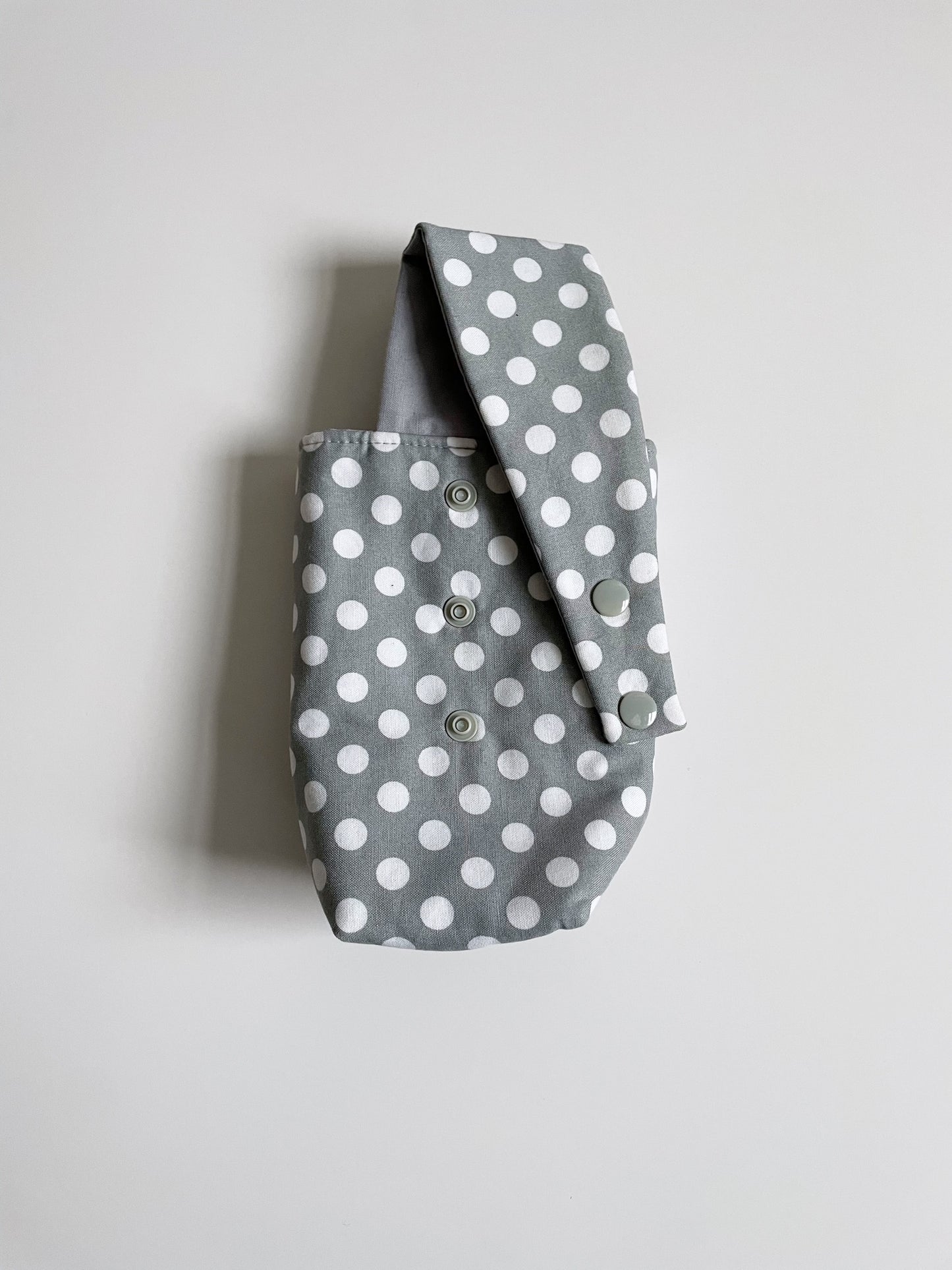 Grey Polka Dot Drink Holder