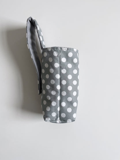 Grey Polka Dot Drink Holder