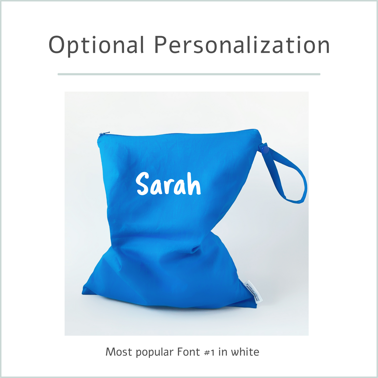 Solid Colour Wet Bags | Reusable, Machine Washable, Personalized