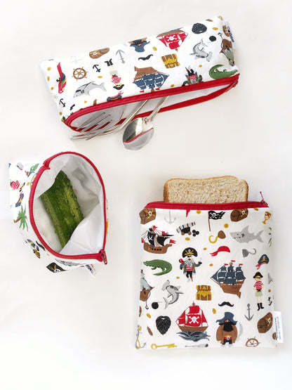 Kids Adventure Reusable Snack Bag Set