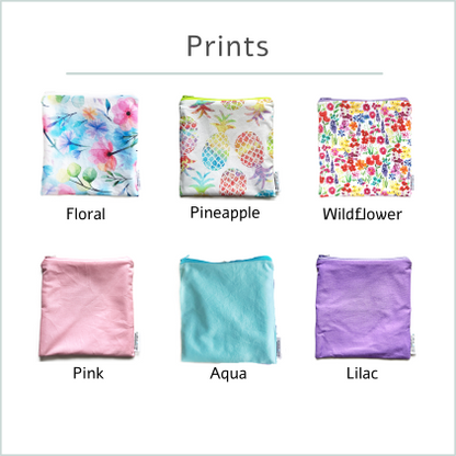 Floral Snack Bag Set