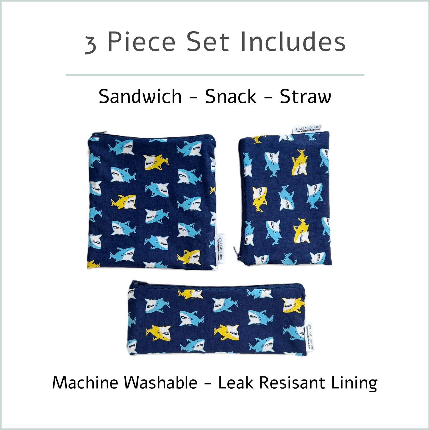 Kids Adventure Reusable Snack Bag Set