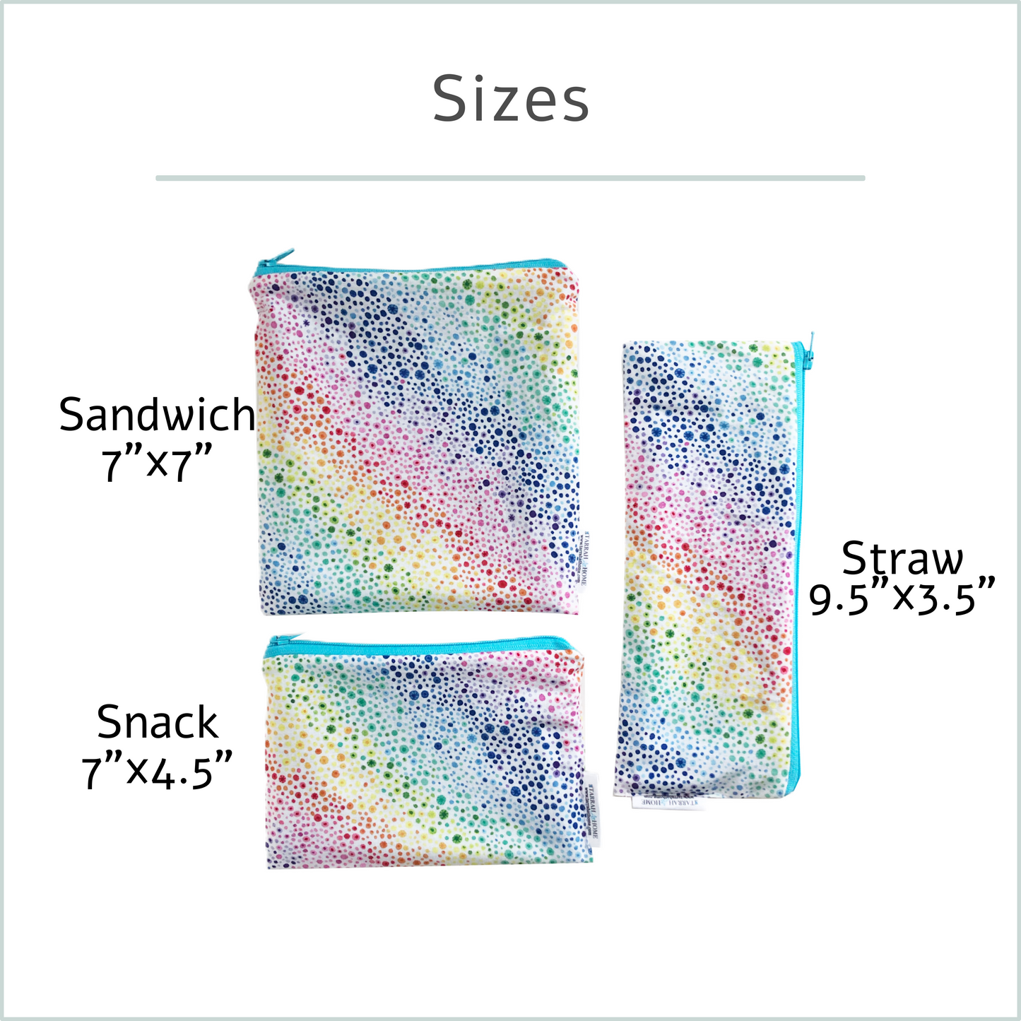 Rainbow Bubble Snack Bag