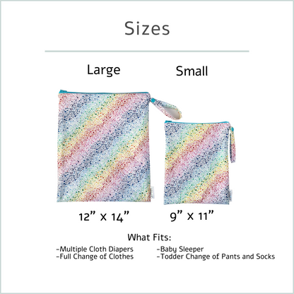 Daycare Wet Bag for Babies, Toddlers, and Kids – Leakproof Reusable Bag for Diapers, Clothes & Swim