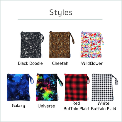 Leakproof Wet Bag for Gym & Travel | Double Layer Reusable Bag with Strap and Snap