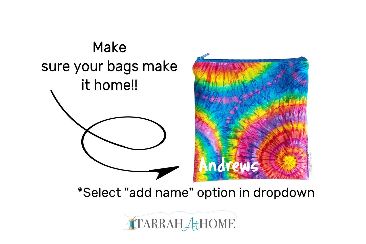 Tie-Dye Sandwich Bags