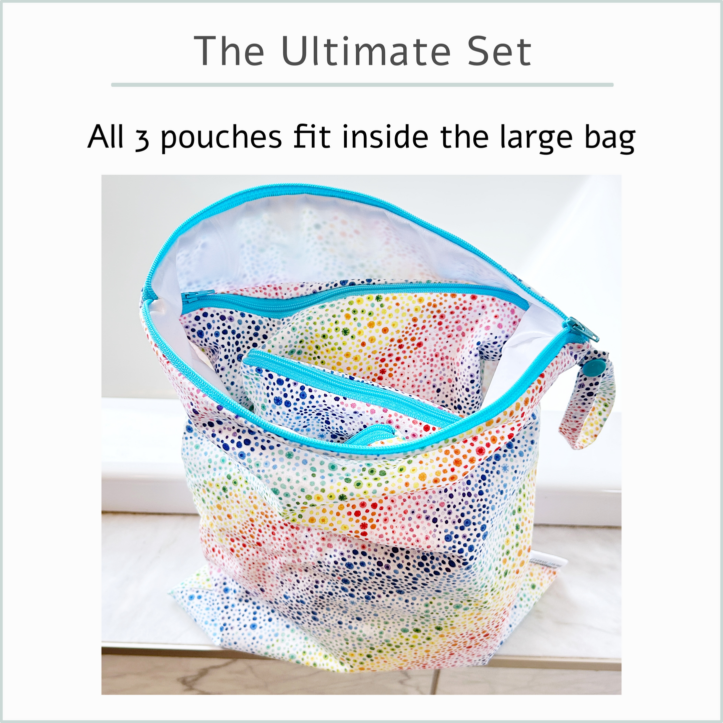 Daycare Wet Bag for Babies, Toddlers, and Kids