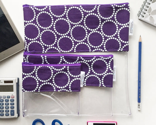 Peeky Pouch in Purple