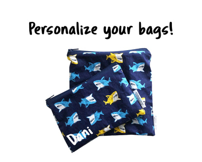 Shark Reusable Snack Bags