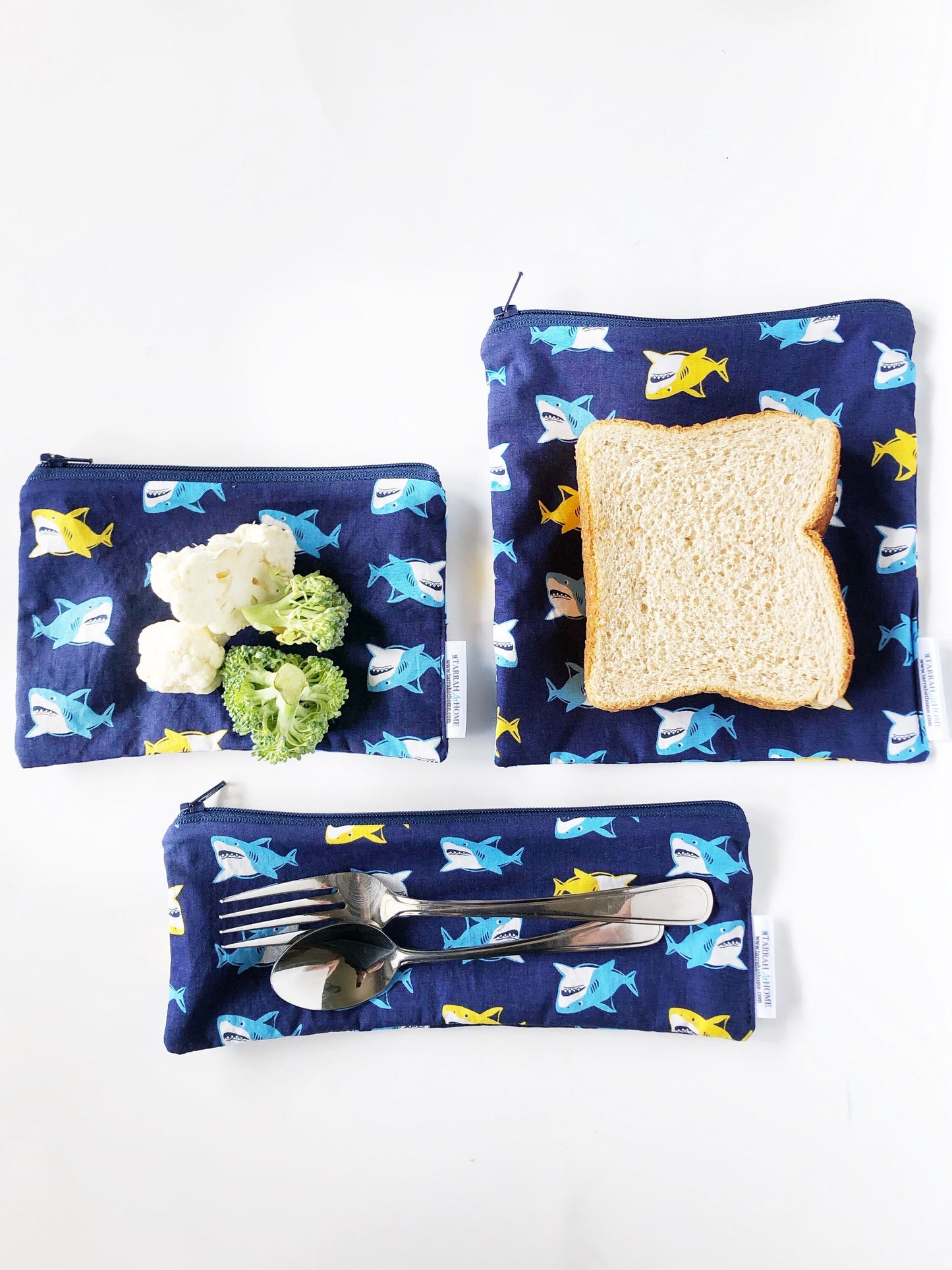 Shark Reusable Snack Bags