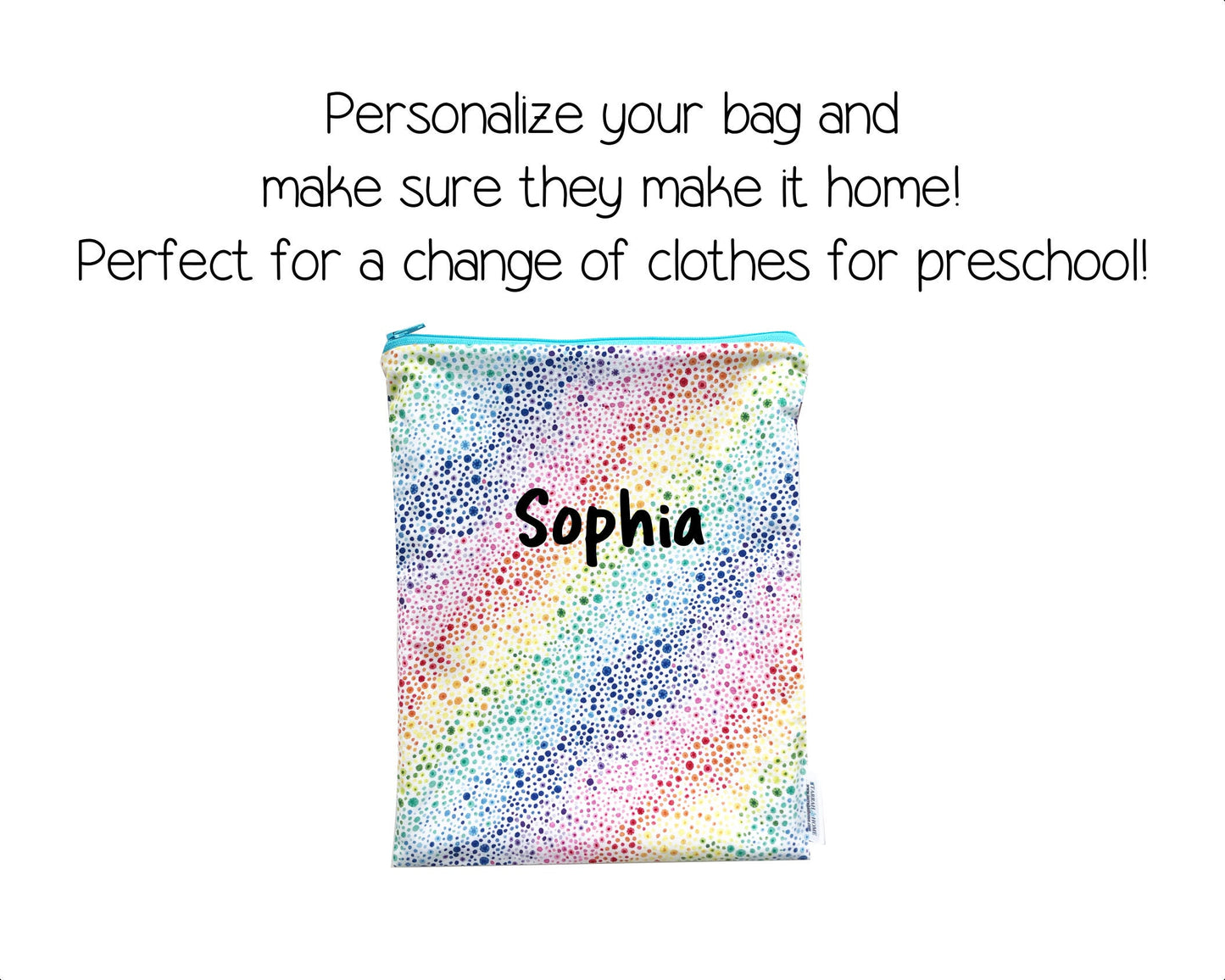 Rainbow Bubble Wet Bag