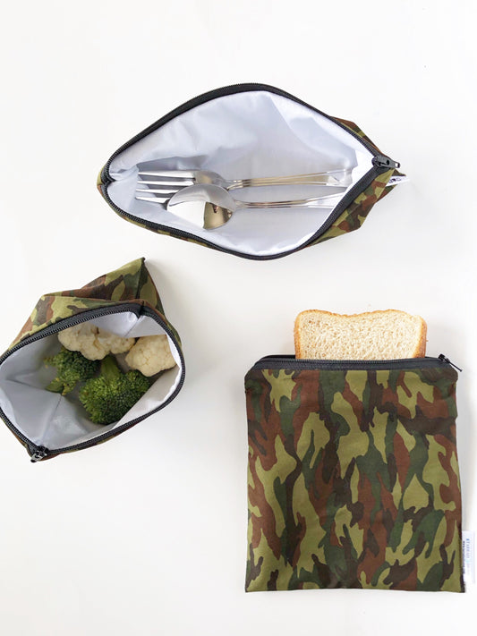 Camo Reusable Snack Bags