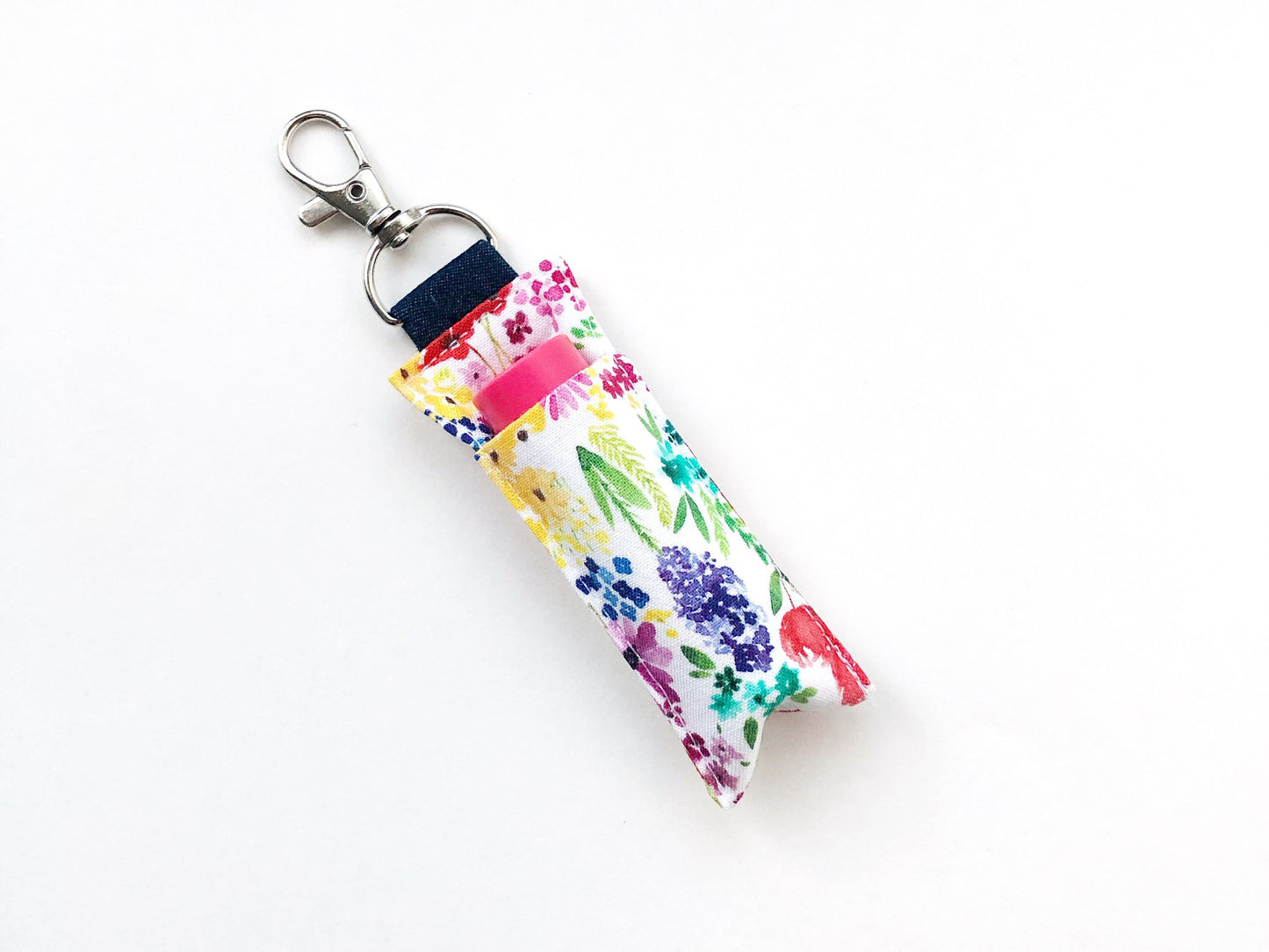 Lip Balm Holder in Wildflower Print