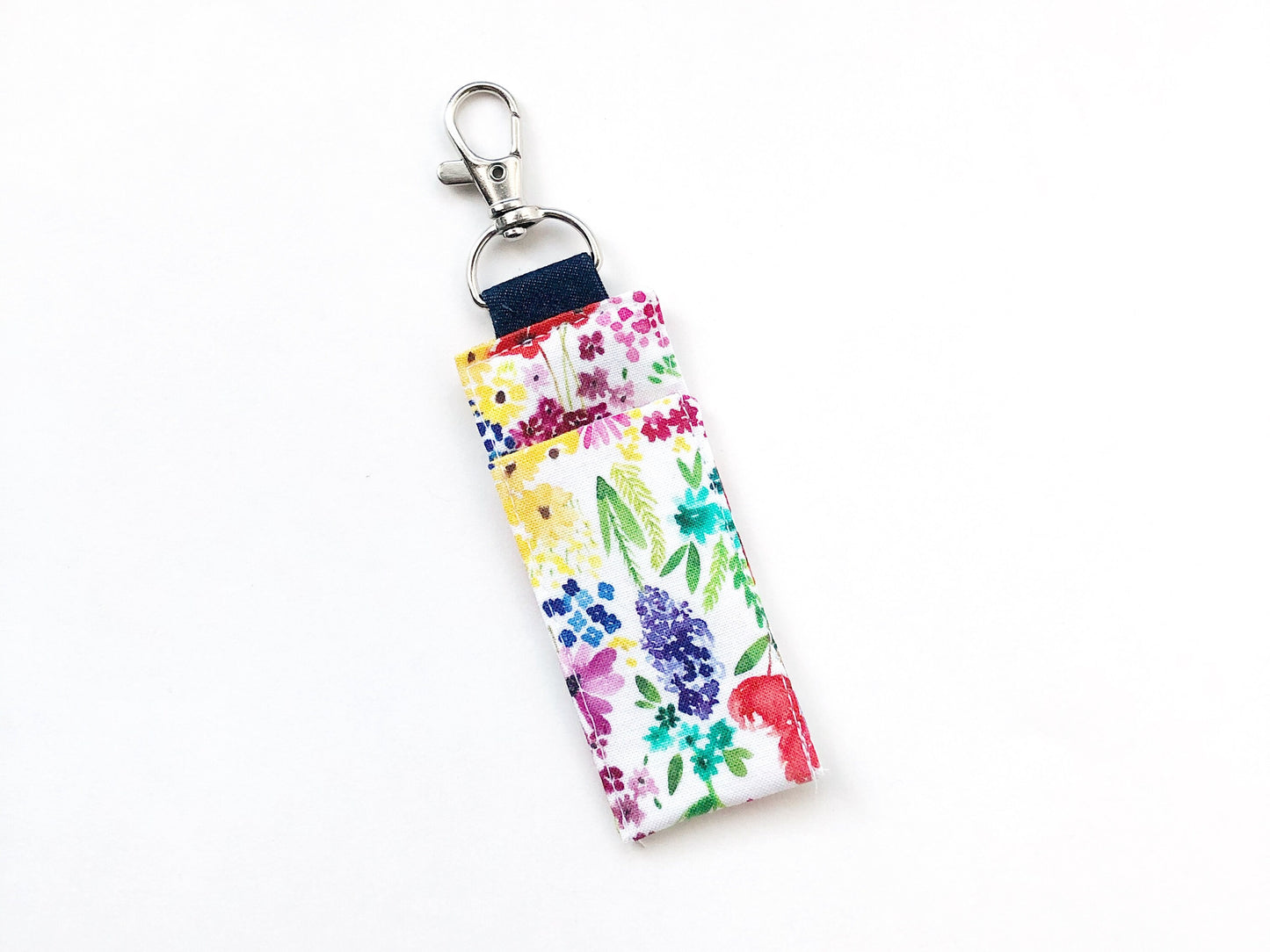 Lip Balm Holder in Wildflower Print